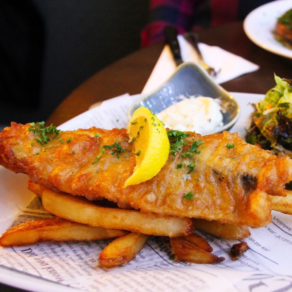 Beer-Battered Fish and Chips